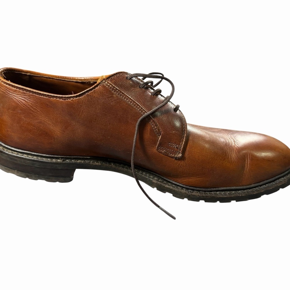 ALLEN EDMONDS BLACK HILLS BROWN GENUINE LEATHER LACE UP SHOES SIZE 13 - Picture 4 of 10